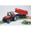 Bruder Massey Ferguson 7480 traktor sklápač s prívesom (02045)