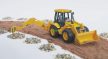 Bruder JCB 4CX traktor s čelným nakladačom a lyžicou (02428)