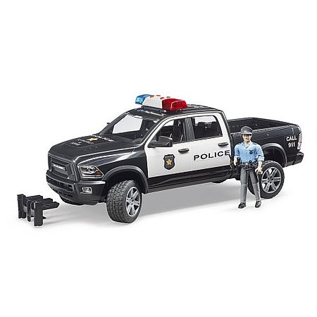 Bruder RAM 2500 Policajný pickup s policajtom (02505)