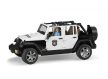 Bruder Jeep Wrangler Unlimited Rubicon Policajné vozidlo s bielou figúrkou (02526)