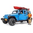 Bruder Jeep Wrangler Rubicon Unlimited s kajakem a figurka - KP HRAČKA