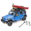 Bruder Jeep Wrangler Rubicon Unlimited s kajakem a figurka - KP HRAČKA