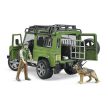 Bruder Land Rover Defender terénní vůz s lesník a psem - KP HRAČKA