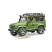 Bruder Land Rover Defender terénní vůz s lesník a psem - KP HRAČKA