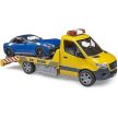 Bruder MB Sprinter Odťahová služba + roadster (02675)