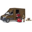 Bruder MB Sprinter UPS dodávka s manuálnym hydraulickým zdvihom (02678)