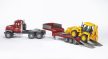 Bruder MACK Granite Nákladné auto s návesom a traktorom JCB 4CX (02813)