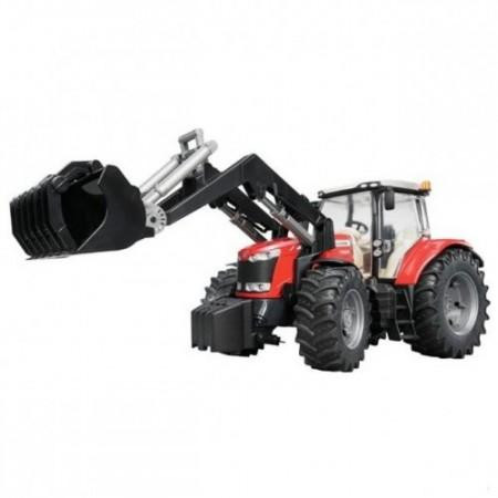 Bruder Massey Ferguson 7600 traktor s čelný nakladač (03047)