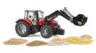 Bruder Massey Ferguson 7600 traktor s čelný nakladač (03047)