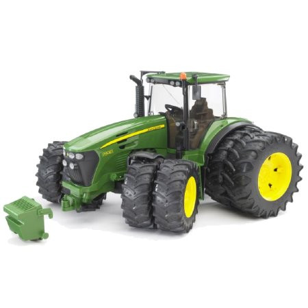 Bruder John Deere 7930 traktor + dvojité kolesá (03052)