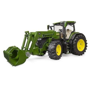   Bruder John Deere 7R 350 traktor s čelným nakladačom (03151)