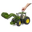 Bruder John Deere 7R 350 traktor s čelným nakladačom (03151)