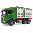 Bruder Scania Super 560R Přepravník zvířat s figurkou krávy - KP HRAČKA