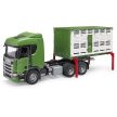 Bruder Scania Super 560R Přepravník zvířat s figurkou krávy - KP HRAČKA