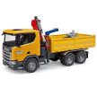 Bruder Scania Super 560R sklápěč s jeřábem - KP HRAČKA