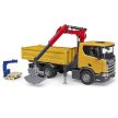 Bruder Scania Super 560R sklápěč s jeřábem - KP HRAČKA