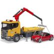 Bruder Scania Super 560R autopřepravník s Roadster - KP HRAČKA