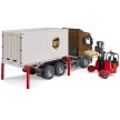 Bruder Scania Super 560R UPS logistická s vysokozdvižným vozíkem - KP HRAČKA