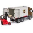 Bruder Scania Super 560R UPS logistická s vysokozdvižným vozíkem - KP HRAČKA