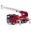 Bruder Scania Super 560R Hasičský auto s žebříkem a vodní pumpou - KP HRAČKA