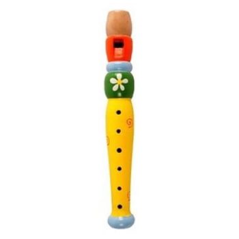 Dřevěná flétna barevná - 20 cm - KP HRAČKA