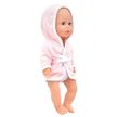 Dolls World panenka na koupání v župánku z bočního pohledu - KP HRAČKA