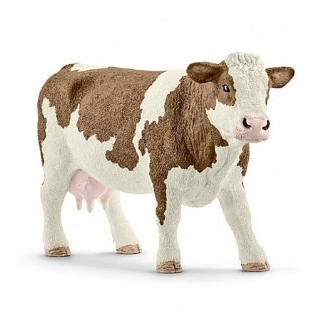 Schleich viacfarebná krava (13801)