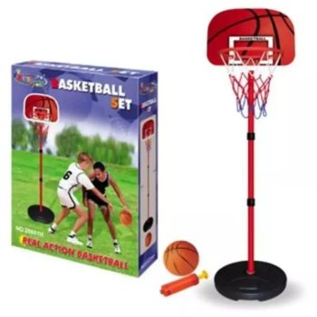 Dětský basketbalový koš s míčem, balením, pumpou a košem - KP HRAČKA