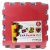 Farebné 10 dielne puzzle z penového koberca (25565)