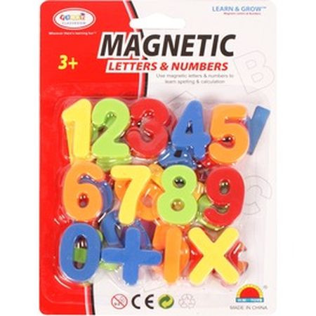 Magnetické písmená a číslice - 4 cm, niekoľko (25648)