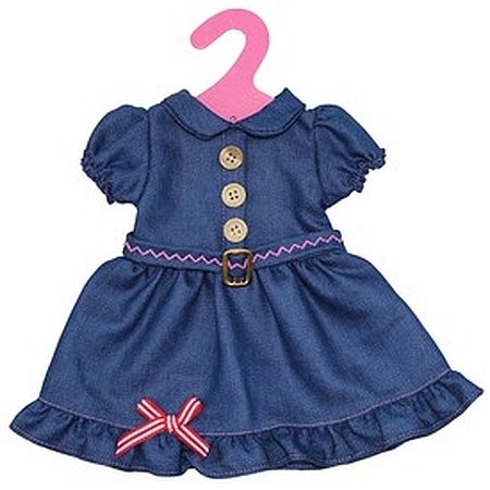 Džínsové šaty pre bábätko 46 cm (25710)
