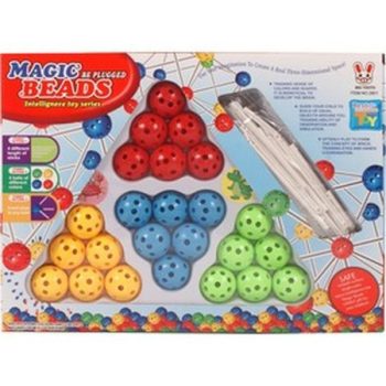 Hra na stavanie guľôčok Magic Beads (26143)
