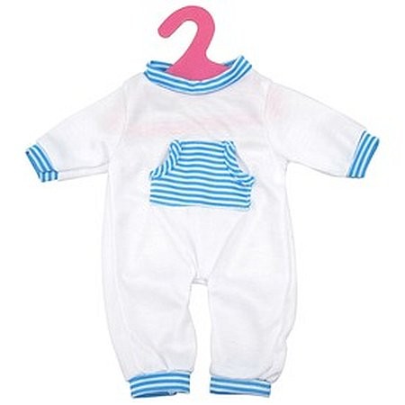 Pyžamko biele dojčenské oblečenie - 46 cm (26590)