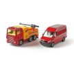 SIKU MAN Odťahovacie auto Mercedes-Benz Sprinter s van - 1667 (27853)
