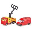 SIKU MAN Odťahovacie auto Mercedes-Benz Sprinter s van - 1667 (27853)