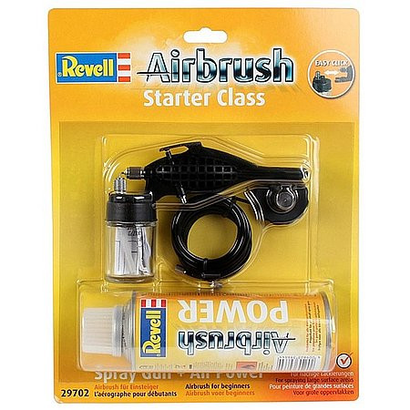 Revell Airbrush - Spray Gun Starter Class & Air Power - Festékszóró kezdőknek palackkal (29702)