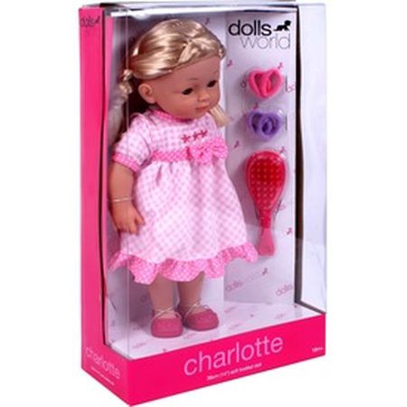 Charlotte rozčesateľné s mäkkými doplnkami pre bábätko - 36 cm (32078)