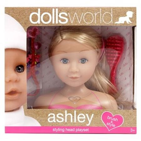 Ashley česateľná detská hlava s príslušenstvom (32127)