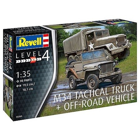 Revell M34 Tactical Truck & Off Road Vehicle 1:35 (3260)