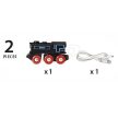 BRIO Černá bateriová lokomotiva s mini USB - KP JÁTÉK