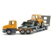 SIKU Scania s ťažným prívesom a čelným nakladačom - 1616 (34721)