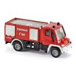 SIKU Unimog hasičské auto s prívesom a záchranný čln - 1636 (34845)