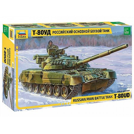 Zvezda T-80UD Russian Main Battle Tank 1:35 (3591)