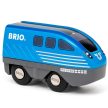 BRIO modrý vlak se zpětným natahováním - KP HRAČKA