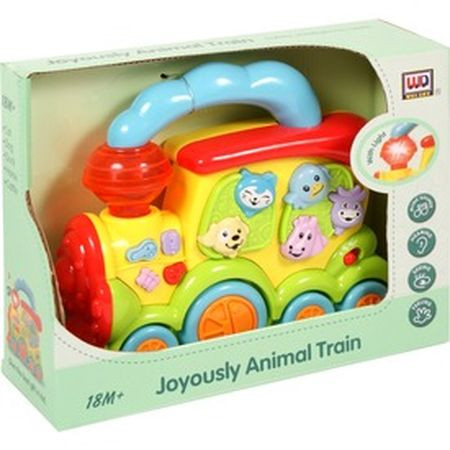 Hudobná zvierací vlak detská hračka (36988)