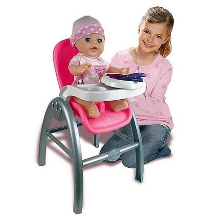 Baby Rose Vysoká stolička 3v1 a 30 cm dieťa (38255)