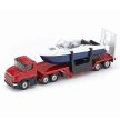 SIKU Scania s ťažným prívesom a motorovým člnom - 1613 (39348)