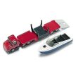 SIKU Scania s ťažným prívesom a motorovým člnom - 1613 (39348)