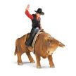 Schleich Kovboj na býkovi v ohrade (41419)