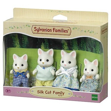 Sylvanian Families Rodina hodvábnych mačiatok (4175)